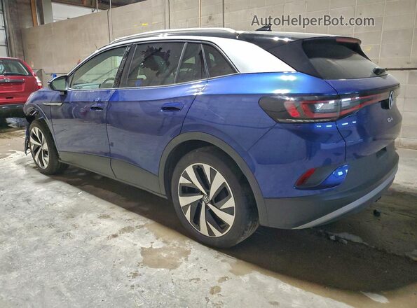 WVGUNPE29NP036544 2022 VOLKSWAGEN ID.4 Blue Trasero izquierdo