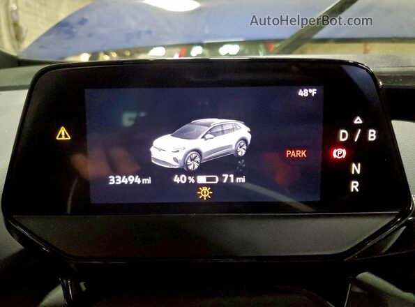 WVGUNPE29NP036544 2022 VOLKSWAGEN ID.4 Blue Vista del cuadro de instrumentos