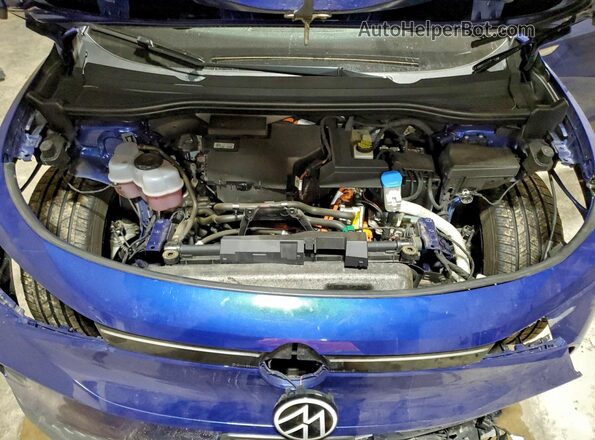 WVGUNPE29NP036544 2022 VOLKSWAGEN ID.4 Blue Vista del compartimento del motor