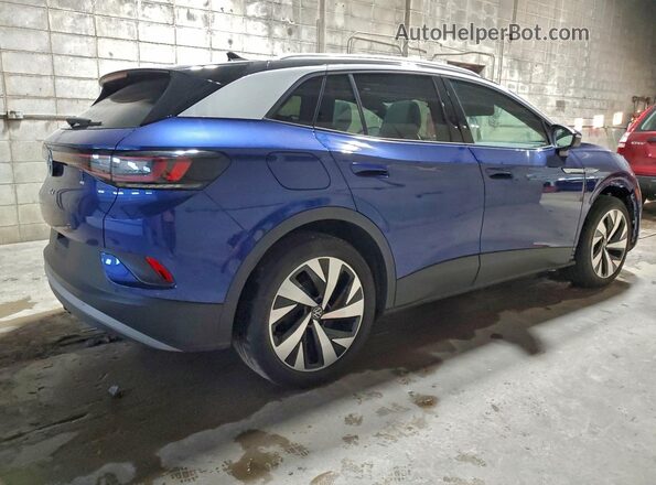 WVGUNPE29NP036544 2022 VOLKSWAGEN ID.4 Blue Trasero derecho