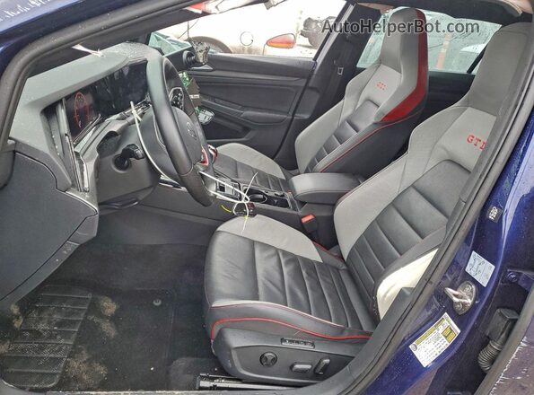 WVW2A7CD2PW151264 2023 VOLKSWAGEN GTI Blue Widok wnętrza z przodu