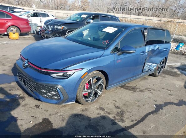 WVW3A7CD7SW260364 2025 VOLKSWAGEN GOLF Blue წინა მარცხენა ხედი სამი მეოთხედიდან