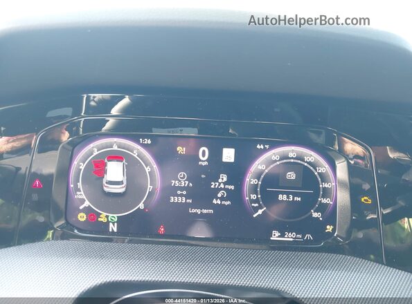 WVW3A7CD7SW260364 2025 VOLKSWAGEN GOLF Blue უკანა სავარძლების ხედი