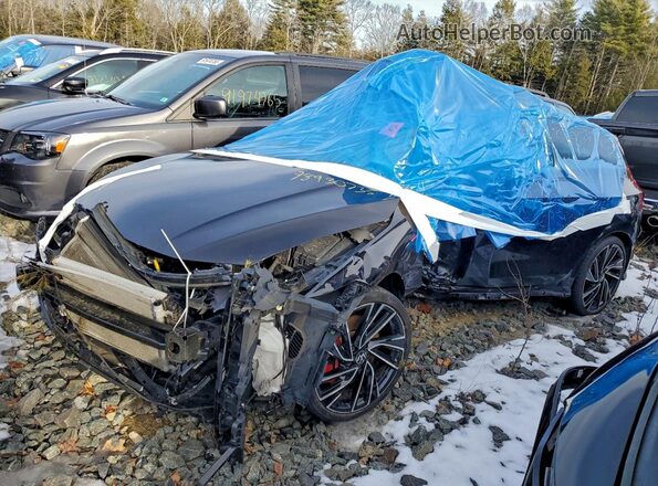 WVW587CD7NW141660 2022 VOLKSWAGEN GTI Черный Передняя левая четверть