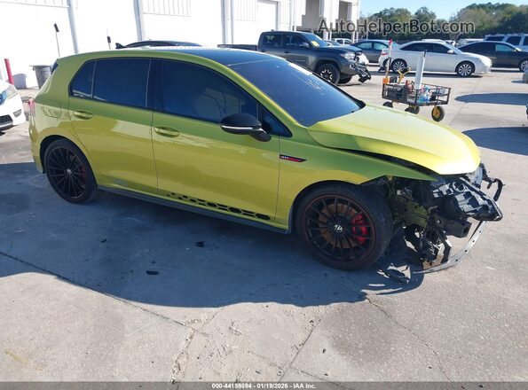 WVW8A7CDXPW154701 2023 VOLKSWAGEN GOLF Green Przód prawy