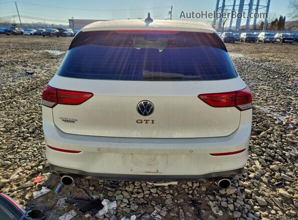 WVW987CD6NW173601 2022 VOLKSWAGEN GTI White Widok z tyłu