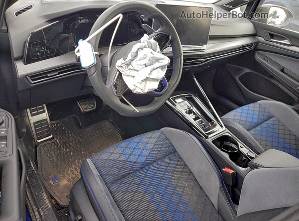 WVWEB7CD2SW216424 2025 VOLKSWAGEN GOLF Blue Առջևի վահանակի տեսք