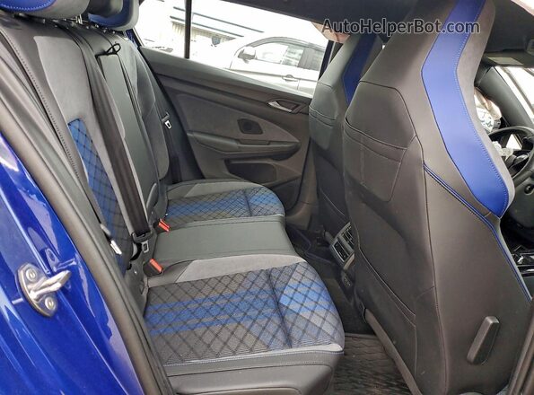 WVWEB7CD2SW216424 2025 VOLKSWAGEN GOLF Blue Հետևի նստատեղերի տեսք