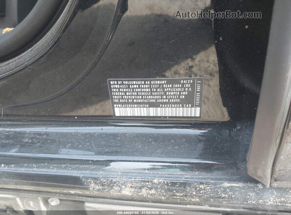 WVWLA7CD3SW228740 2025 VOLKSWAGEN GOLF Black Շարժիչի բաժամունքի տեսք