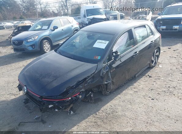 WVWLA7CD3SW228740 2025 VOLKSWAGEN GOLF Black Առջևի ձախ երեք քառորդ տեսարան