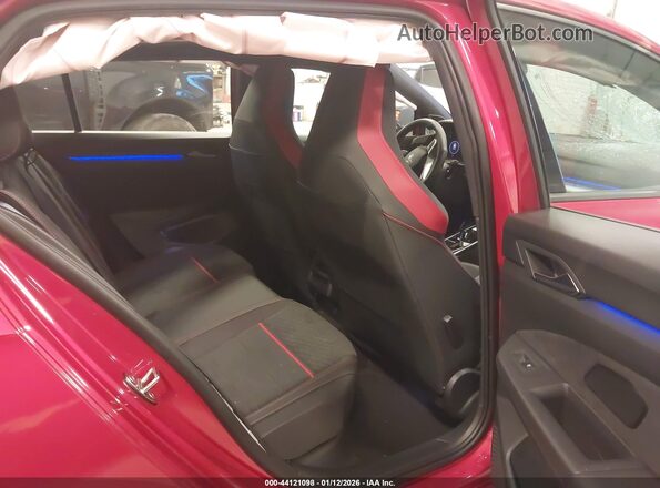 WVWSA7CD3SW244061 2025 VOLKSWAGEN GOLF Red VIN կոդի պիտակի տեսք