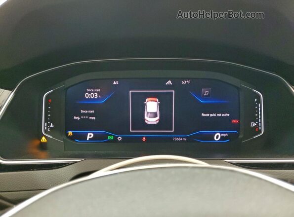 WVWSR7AN6LE014459 2020 VOLKSWAGEN ARTEON Черный Вид щитка приборов