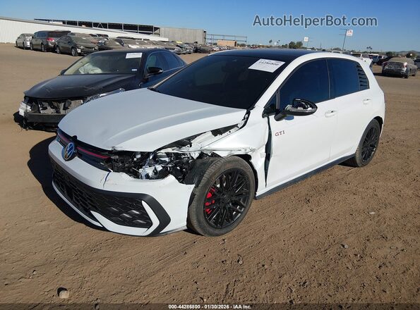 WVWVA7CD4SW248178 2025 VOLKSWAGEN GOLF White Առջևի ձախ երեք քառորդ տեսարան