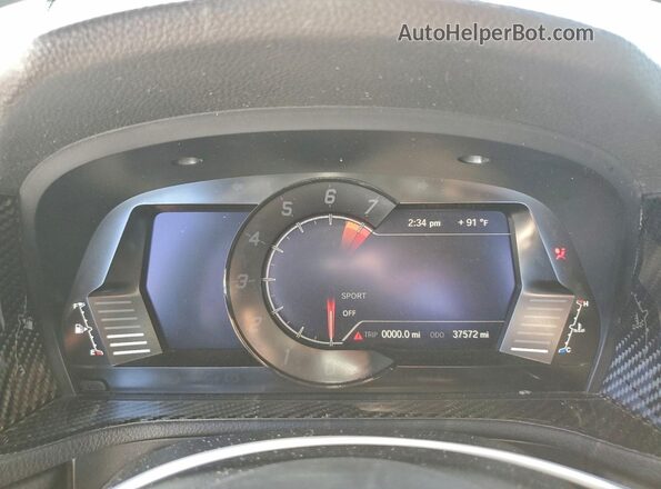 WZ1DB0C00MW038064 2021 TOYOTA SUPRA Белый Вид щитка приборов