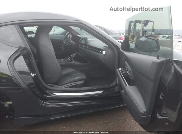 WZ1DB0C01MW034962 2021 TOYOTA GR SUPRA Black Widok wnętrza z przodu