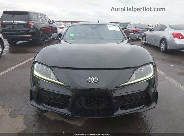 WZ1DB0C01MW034962 2021 TOYOTA GR SUPRA Black Widok wnętrza z tyłu
