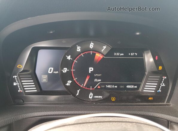 WZ1DB0C06MW035606 2021 TOYOTA SUPRA Белый Вид щитка приборов