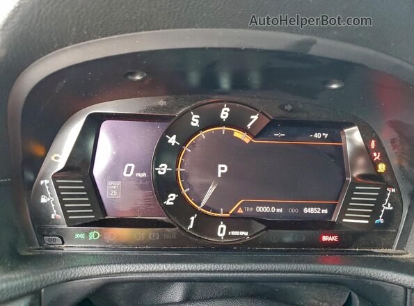 WZ1DB0C08MW036353 2021 TOYOTA SUPRA Серебряный Вид щитка приборов