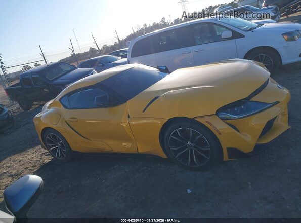 WZ1DB2C02MW042502 2021 TOYOTA GR SUPRA Yellow Панорамний вид салону 360°