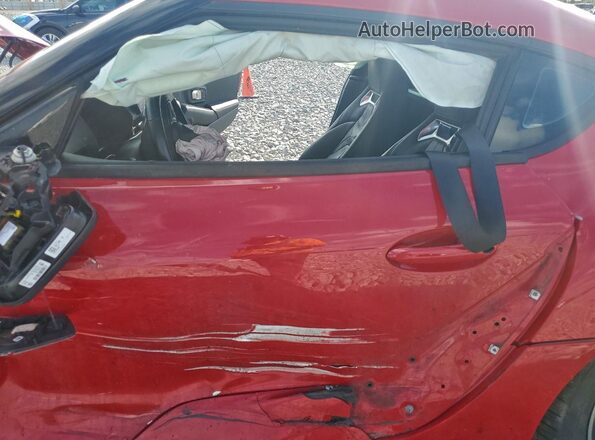 WZ1DB4C00LW027975 2020 TOYOTA SUPRA Красный Вид салона спереди