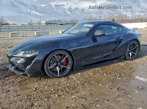 WZ1DB4C03LW025542 2020 TOYOTA SUPRA Черный Передняя левая четверть
