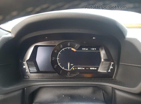 WZ1DB4C03LW031261 2020 TOYOTA SUPRA Желтый Вид щитка приборов