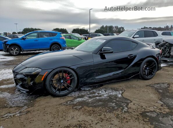 WZ1DB4C05LW025543 2020 TOYOTA SUPRA Черный Передняя левая четверть