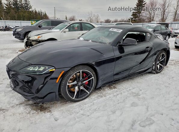 WZ1DB4C05LW027406 2020 TOYOTA SUPRA Черный Передняя левая четверть