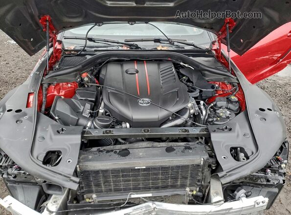 WZ1DB4C09LW023052 2020 TOYOTA SUPRA Red Widok wnętrza z tyłu