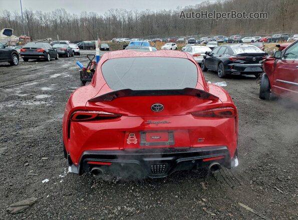 WZ1DB4C09LW023052 2020 TOYOTA SUPRA Red Widok z tyłu