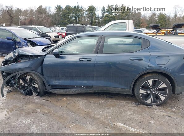 YSMFD3KA5RL225553 2024 POLESTAR 2 Синий Панорамный вид салона 360°
