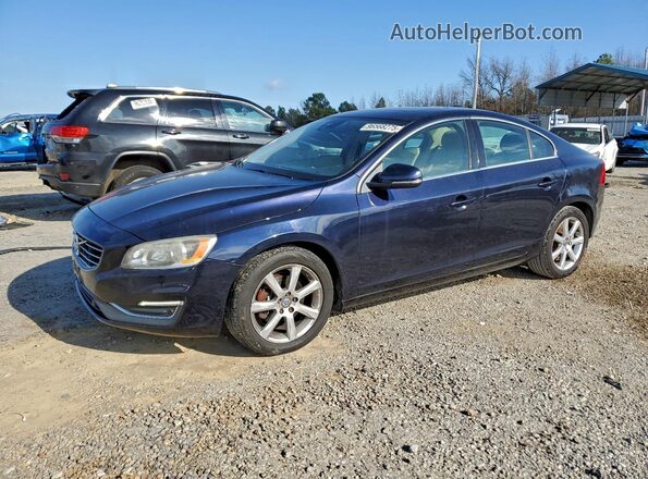 YV126MFKXG1399859 2016 VOLVO S60 Синий Передняя левая четверть