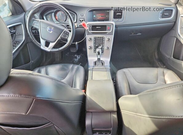 YV140MEK2H1351513 2017 VOLVO V60 Blue წინა პანელის ხედი
