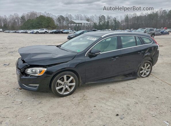 YV140MEK3H1357269 2017 VOLVO V60 Черный Передняя левая четверть