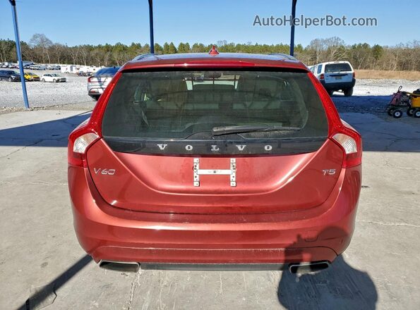 YV140MEK8H1341228 2017 VOLVO V60 Red Vista trasera