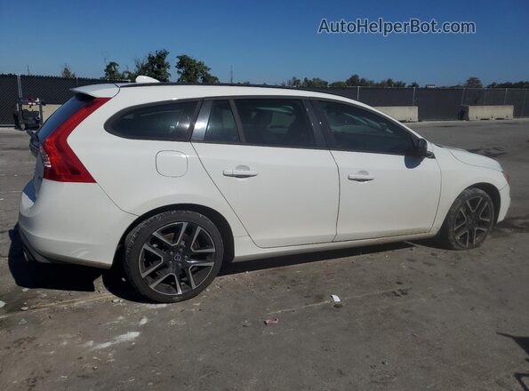 YV140MEL4J2378477 2018 VOLVO V60 Белый Задняя правая четверть