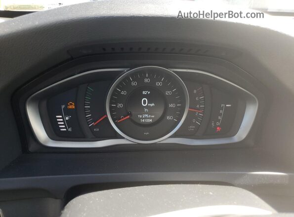 YV140MEL4J2378477 2018 VOLVO V60 Белый Вид щитка приборов