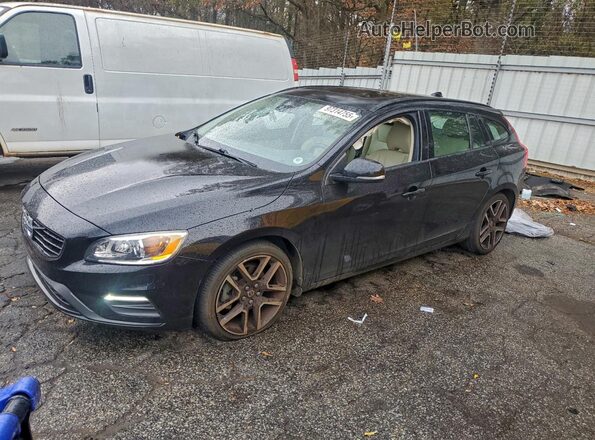 YV140MEL8J2394830 2018 VOLVO V60 Черный Передняя левая четверть