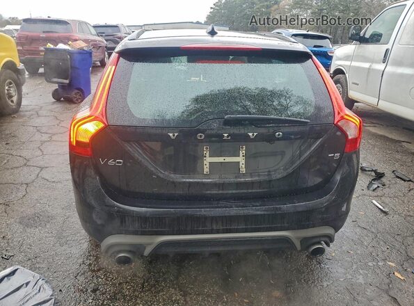 YV140MEL8J2394830 2018 VOLVO V60 Черный Вид сзади