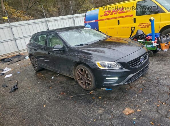 YV140MEL8J2394830 2018 VOLVO V60 Черный Передняя правая четверть