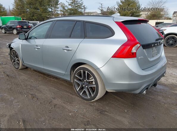 YV140MELXJ2391279 2018 VOLVO V60 Серебряный Задняя левая четверть