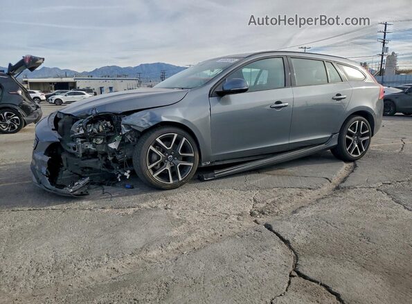 YV140MSLXJ2399497 2018 VOLVO V60 Серебряный Передняя левая четверть