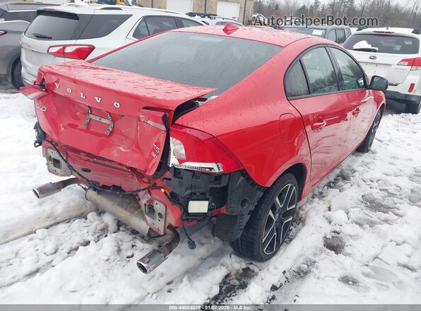 YV140MTL9J2459459 2018 VOLVO S60 Red Հետևի աջ