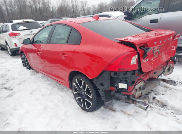 YV140MTL9J2459459 2018 VOLVO S60 Red Հետևի ձախ
