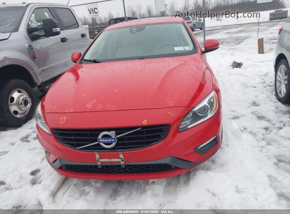 YV140MTL9J2459459 2018 VOLVO S60 Red Սարքավորումների վահանակի տեսք