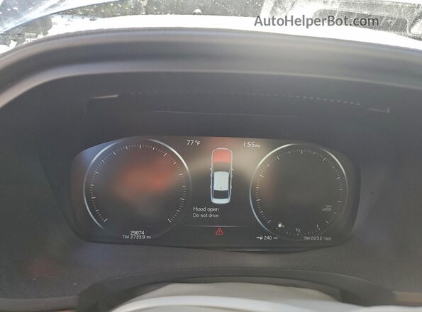 YV1A22ML7H1001287 2017 VOLVO S90 Синий Вид щитка приборов
