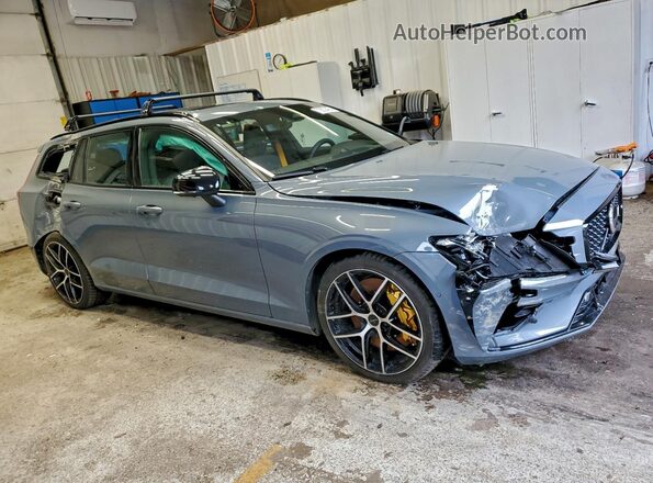 YV1H60EP7R1629585 2024 VOLVO V60 Серый Передняя правая четверть