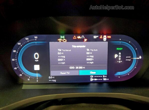 YV1H60EP7R1629585 2024 VOLVO V60 Серый Вид щитка приборов