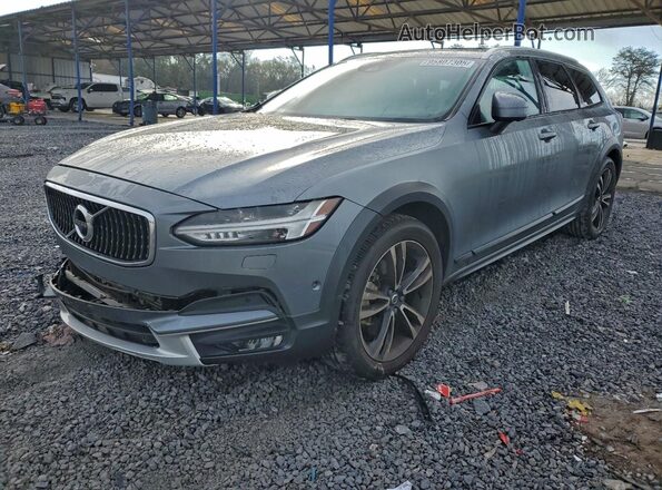 YV4102NK1J1027694 2018 VOLVO V90 Серый Передняя левая четверть