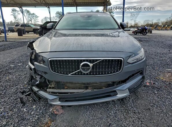YV4102NK1J1027694 2018 VOLVO V90 Серый Вид спереди
